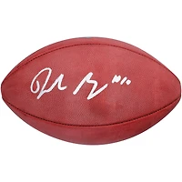 Drake Maye New England Patriots Autographed  Wilson Duke Full Color Football