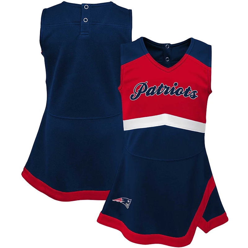 Robe pull Capitaine Cheer Captain des Patriots de la Nouvelle-Angleterre pour bébé