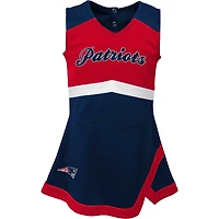 Robe pull Capitaine Cheer Captain des Patriots de la Nouvelle-Angleterre pour bébé