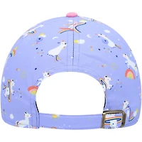 Chapeau réglable de nettoyage de licorne des New England Patriots violet pour filles d'âge préscolaire '47