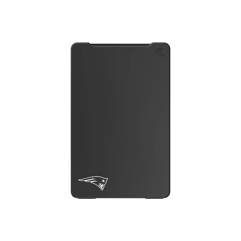 Groove Life  New England Patriots Engraved Wallet with Money Clip