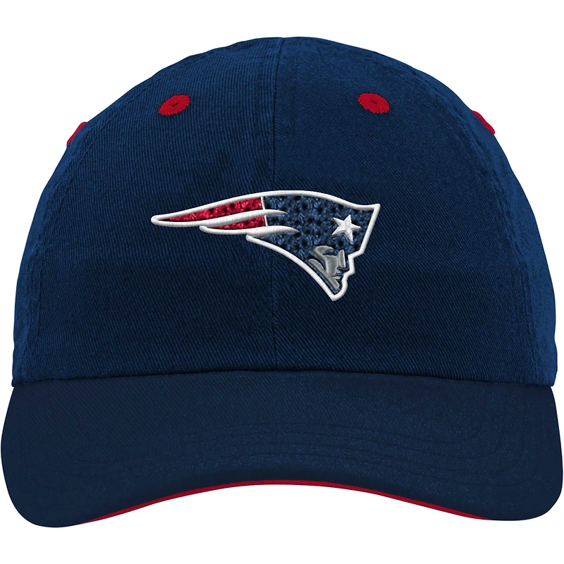 Infant Navy New England Patriots Team Slouch Flex Hat
