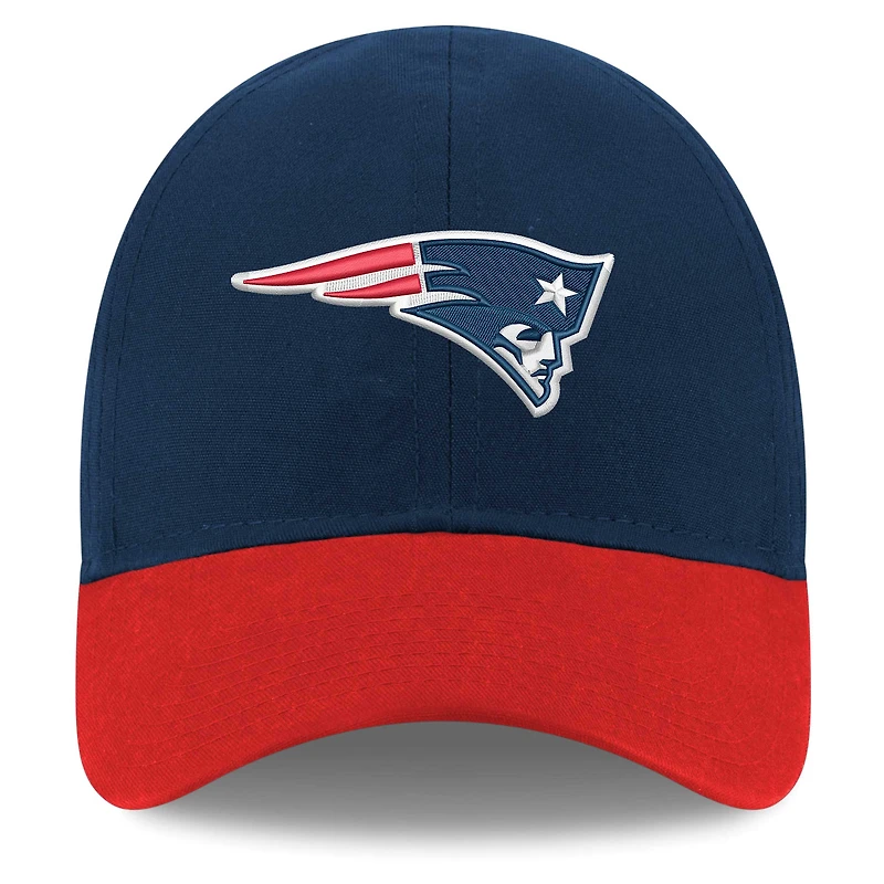 Casquette réglable My 1st 9TWENTY New Era New England Patriots pour bébé, bleu marine/rouge