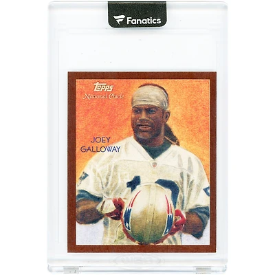 Carte Joey Galloway New England Patriots 2009 Topps National Chicle Mini Pigskin #C167 #1/1