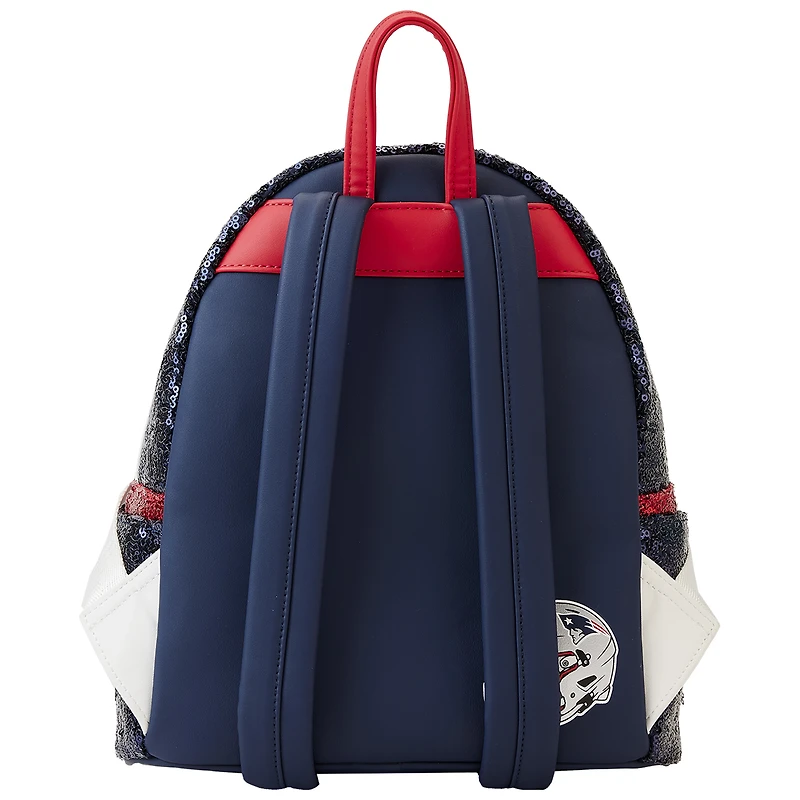 Loungefly New England Patriots Mini sac à dos à sequins