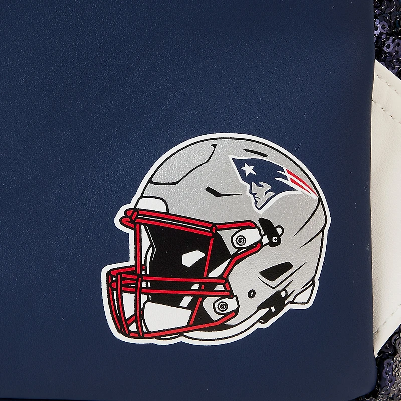 Loungefly New England Patriots Mini sac à dos à sequins
