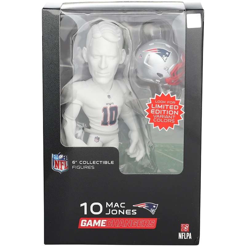 Mac Jones New England Patriots smALL-STARS Series 3 GameChangers Rare Solid Color Variant 6" Vinyl Figurine 