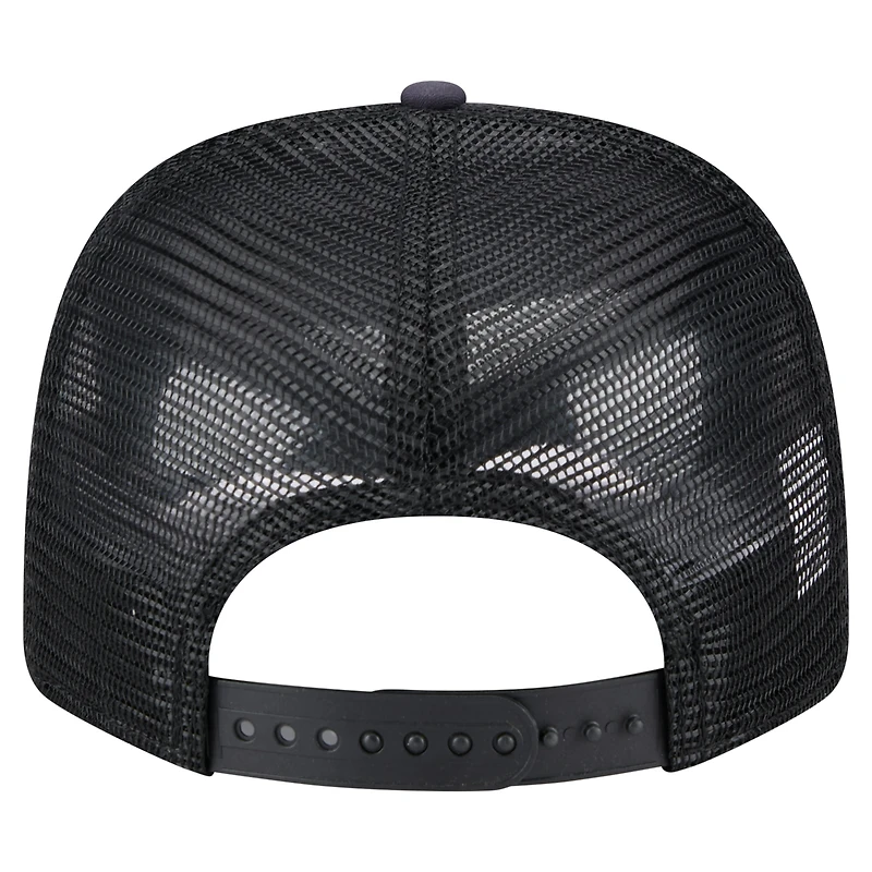 Men's New Era  Navy/Black New England Patriots Adventure Drinks Pattern 9SEVENTY Stretch-Snap Hat