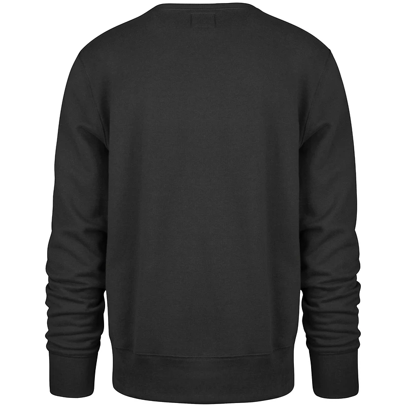 Men's '47 Charcoal New England Patriots Locked Headline Pullover Sweatshirt