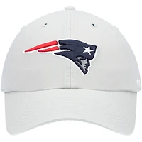 Casquette réglable Clean Up des New England Patriots '47 grise pour homme