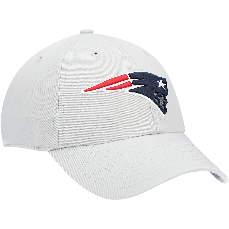 Casquette réglable Clean Up des New England Patriots '47 grise pour homme