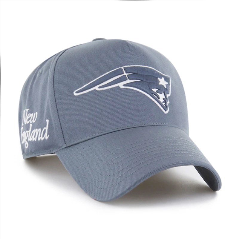 Casquette ajustable grise New England Patriots Foundation Offside pour homme, modèle 47