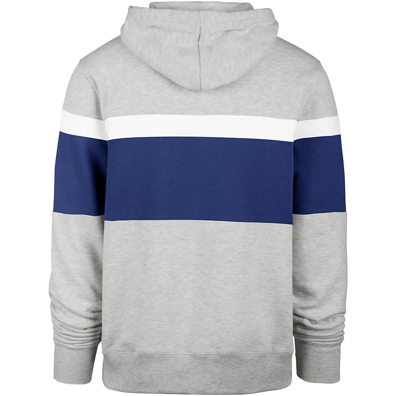 Men's '47 Heather Gray New England Patriots Warren Pullover Hoodie