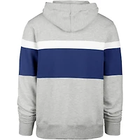 Men's '47 Heather Gray New England Patriots Warren Pullover Hoodie