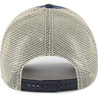 Men's '47 Navy/Natural New England Patriots Notch Trucker Clean Up Adjustable Hat