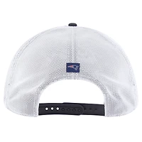 Men's '47 Navy/White New England Patriots Downburst Relaxed Hitch Trucker Adjustable Hat