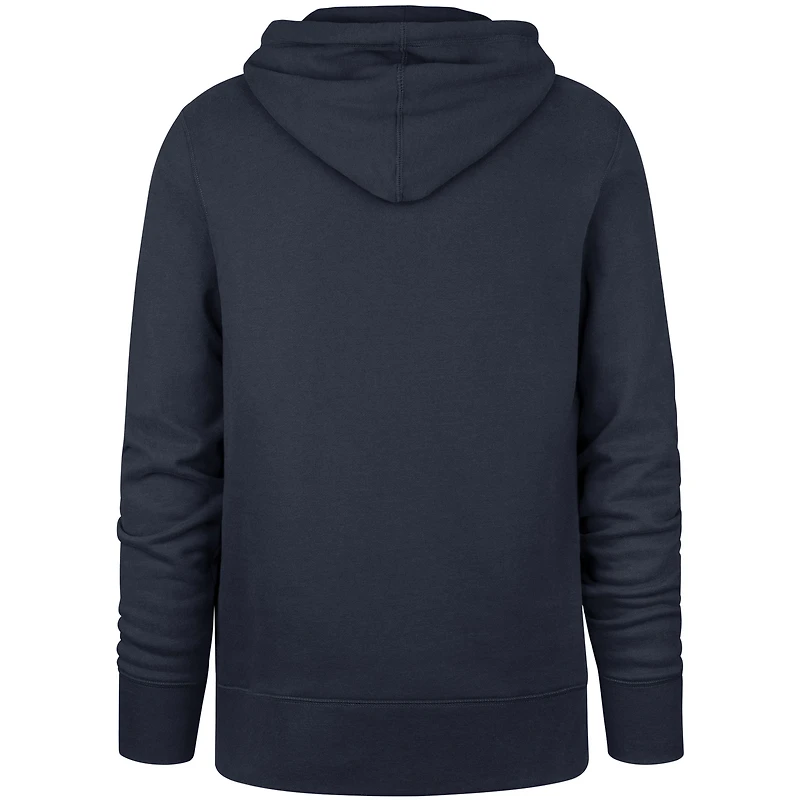 Men's '47 Navy New England Patriots Box Out Headline Pullover Hoodie