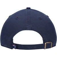 Men's '47 Navy New England Patriots Clean Up Alternate Logo Adjustable Hat