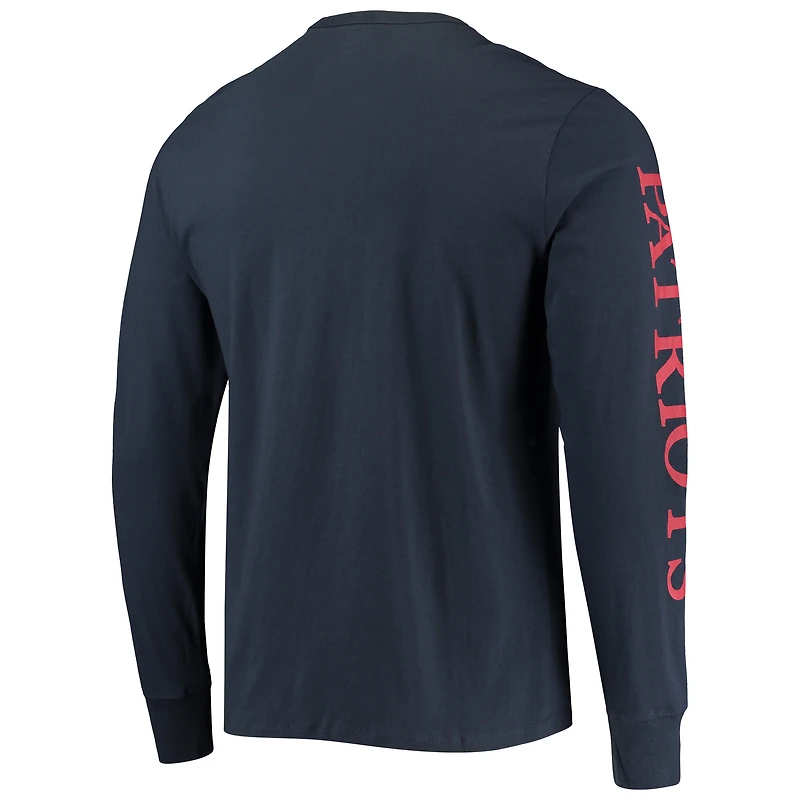 T-shirt à manches longues Franklin des New England Patriots '47 bleu marine pour homme