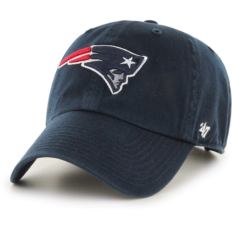 Casquette réglable '47 Navy New England Patriots Team Color Clean Up pour homme