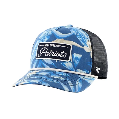 Casquette réglable '47 Navy New England Patriots Tropicalia Hitch Trucker pour hommes
