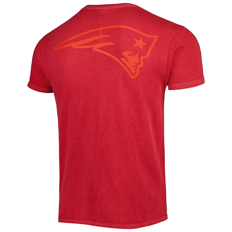 T-shirt '47 Red New England Patriots Fast Track Tonal Highlight pour homme