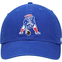 Men's '47 Royal New England Patriots Clean Up Legacy Adjustable Hat