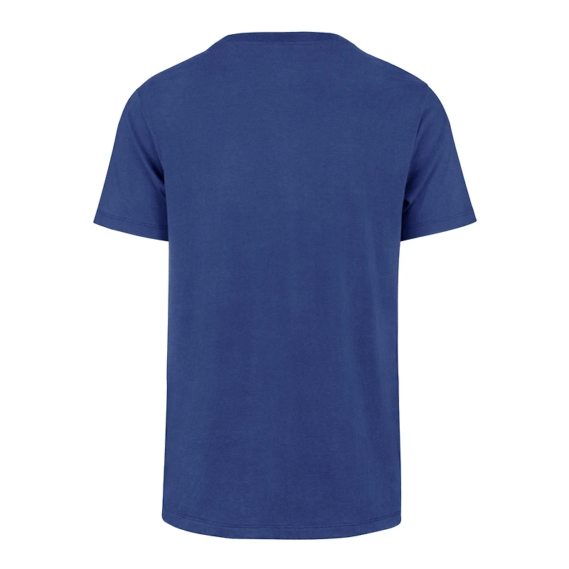 Men's '47 Royal New England Patriots Stripe Splash Franklin Throwback T-Shirt