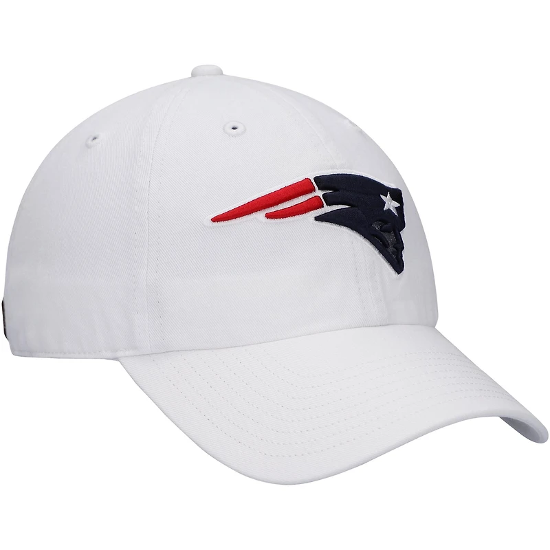 Casquette ajustable Clean Up '47 blanche des New England Patriots pour hommes