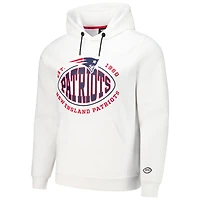 Sweat à capuche manches longues BOSS X NFL pour homme, blanc, New England Patriots Touchback Tri-Blend