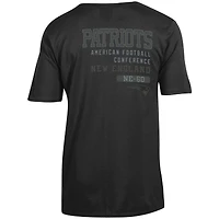 T-shirt noir à logo ton sur Champion New England Patriots pour homme