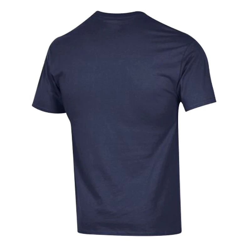 Men's Champion Navy New England Patriots Arch Over Logo T-Shirt