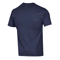 Men's Champion Navy New England Patriots Arch Over Logo T-Shirt