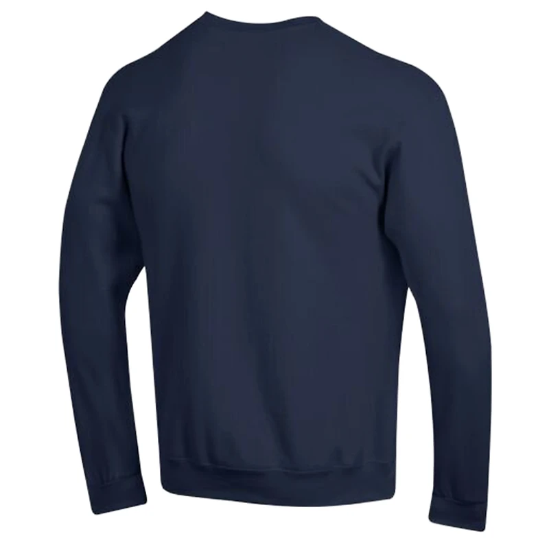 Men's Champion Navy New England Patriots Powerblend Fleece Sweatshirt