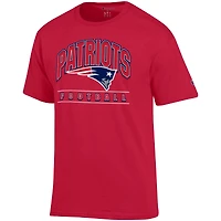 Men's Champion  Red New England Patriots Football T-Shirt