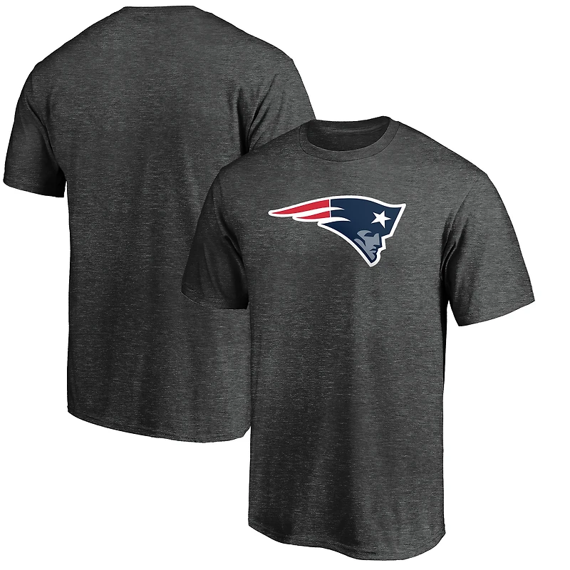 Men's Charcoal New England Patriots Primary Logo T-Shirt