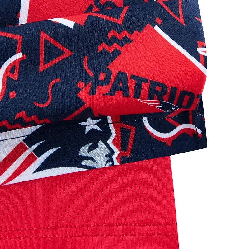 Men's Chubbies Navy New England Patriots Game Day Fit Classic Lined Swim Trunks