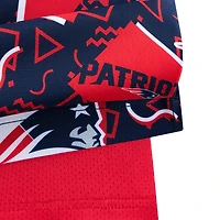 Men's Chubbies Navy New England Patriots Game Day Fit Classic Lined Swim Trunks