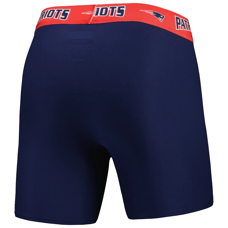 Ensemble de 2 boxers Concepts Sport bleu marine/rouge New England Patriots pour hommes