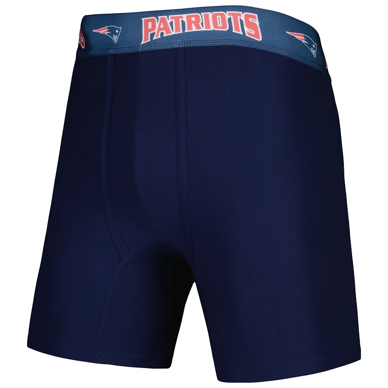 Men's Concepts Sport Navy/Red New England Patriots 2-Pack Boxer Briefs Set