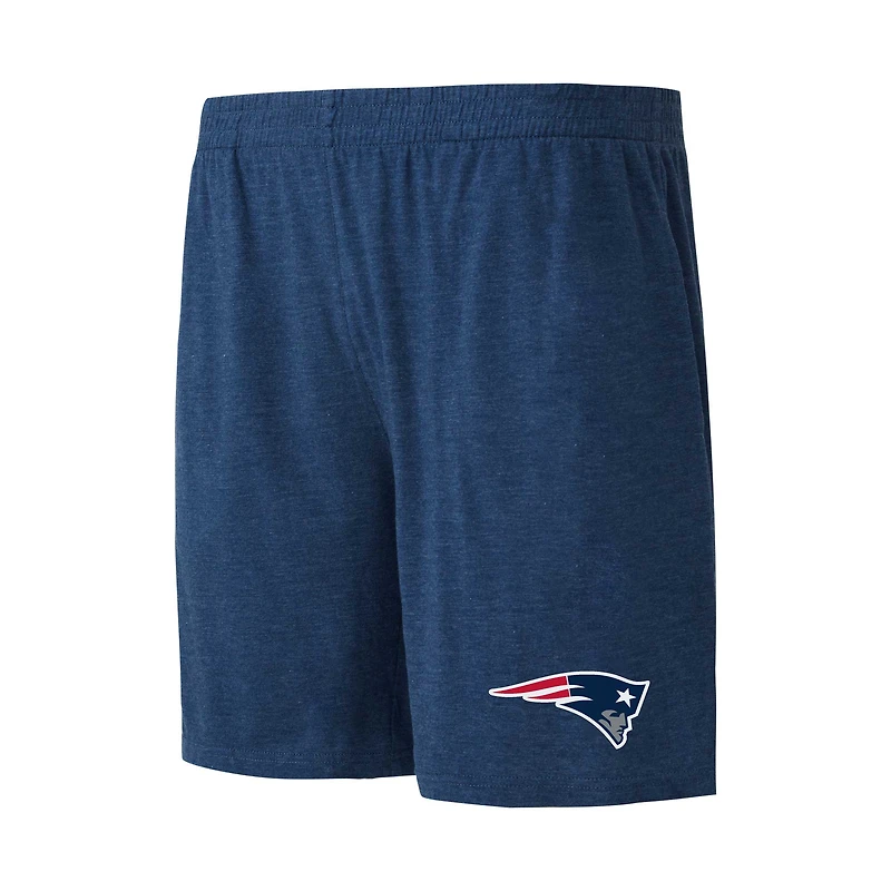Ensemble de nuit pour hommes Concepts Sport bleu marine/rouge New England Patriots Meter T-shirt et short