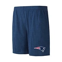 Ensemble de nuit pour hommes Concepts Sport bleu marine/rouge New England Patriots Meter T-shirt et short