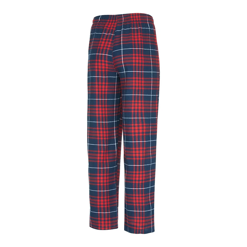 Men's Concepts Sport Navy/Red New England Patriots Vector Top & Flannel Pants Sleep Set