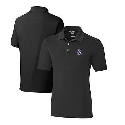 Polo noir Advantage Tri-Blend Pique pour homme, coupeur et buck, style rétro, grandes tailles, des New England Patriots