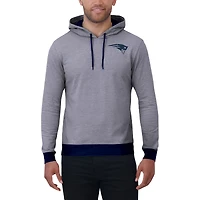 Sweat à capuche en tricot ton sur pour homme de la collection Darius Rucker Fanatics, bleu marine, New England Patriots
