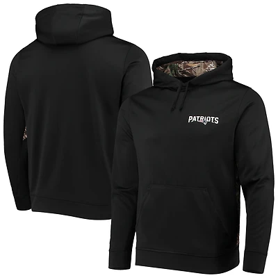 Chandail à capuchon Dunbrooke noir/Realtree Camo New England Patriots Logo Ranger pour homme