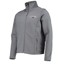 Men's Dunbrooke Charcoal New England Patriots Sonoma Softshell Full-Zip Jacket