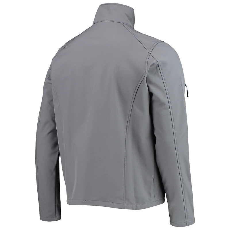 Men's Dunbrooke Charcoal New England Patriots Sonoma Softshell Full-Zip Jacket