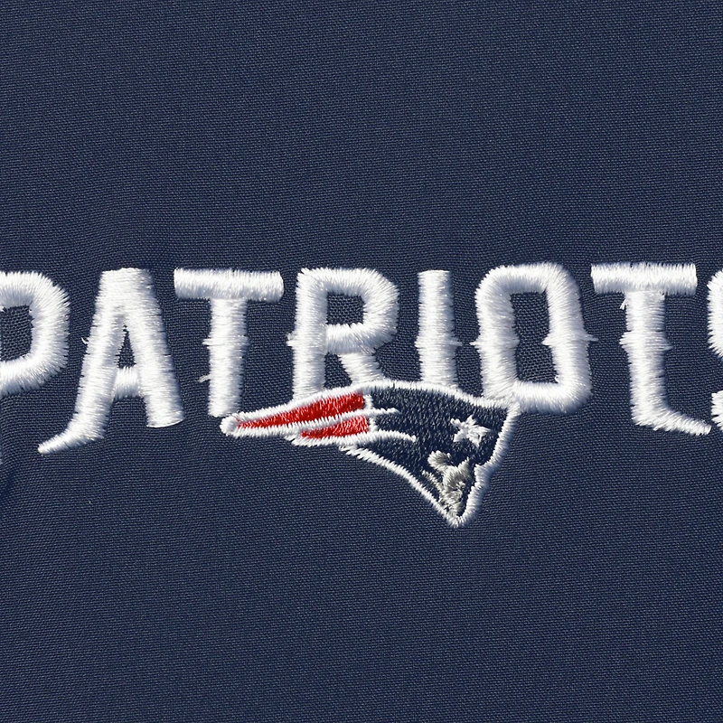 Men's Dunbrooke Navy New England Patriots Big & Tall Archer Softshell Full-Zip Vest