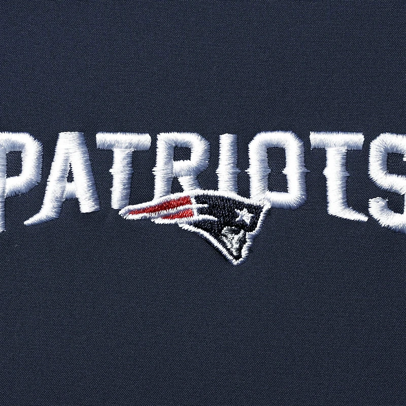 Dunbrooke Navy New England Patriots Big & Tall Sonoma Softshell Full-Zip Jacket
